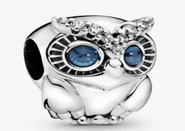 Pandora Bracelet Silver Silver Sparkling Owl Style Charms Beads Bracelets 925 뱅글 선물 DIY 보석 오리지널 로고 3928502