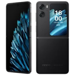 オリジナルのOPPO Find N2 Flip Foldable 5G携帯電話スマート16GB RAM 512GB ROM Dimenity 9000 Plus 50.0MP NFC Android 6.8 "120Hzスクリーン折りたたみ式指紋IDフェイス携帯電話