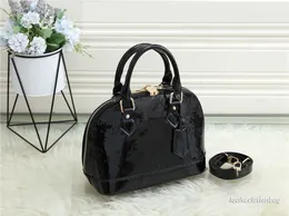 Luxurys Designer-Shell-Tasche für Damen, echtes Leder, Handtasche, geprägte Blumen-Umhängetaschen mit Schloss, Designer-Handtaschen, Umhängetaschen
