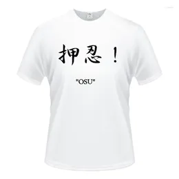 Herr t-shirts karate kyokushin osu slogan japan martial art plus size o-hal t-shirts mode streetwear hip-hop short hylsa toppar tees tees