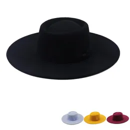 Chapéus ao ar livre Inverno imitação de outono de lã homens homens fedoras top jazz jazz european americano taps bowler butterfly chapéu de festival