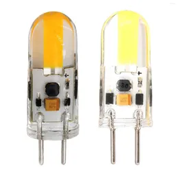 Dimmbare GY6.35-LED-Glühbirne, 3 W, Augenschutzlicht, AC/DC12 V, 360-Grad-Abstrahlwinkel, ersetzt 30 W Halogen, warm/kaltweiß