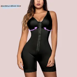 Women's Shapers Bodys para mujer zintegrowane odchudzanie Fajas Colombianas Zamknięcie bielizny Szłynny połysk Shapewear Body Shaper Postpartum Wom