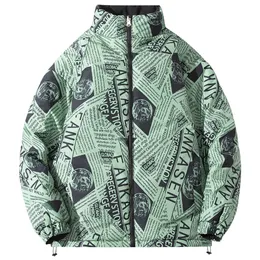 Giacche da uomo Giacca invernale da uomo Parka reversibile Addensare Cappotto caldo Mens Streetwear Parka Capispalla moda donna Capispalla Oversize 01 230107