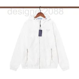 Jaquetas Masculinas Jaquetas Masculinas Jaquetas Finas Com Letras Triângulo Invertido Masculino Feminino Casaco Impermeável Primavera Roupas Outono Outerwear HRJ3