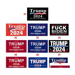 Banner Flags 20 Styles Trump 3x5 FT 2024 Relect Take America Back Flag with Groms Brass Drop Drop Dropress Home Garden DHDNS