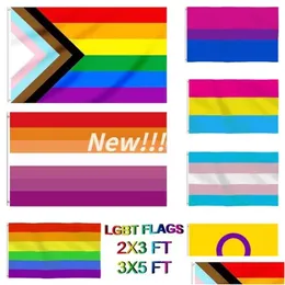 Bannière Drapeaux 3 5 Pieds 90 150Cm Rainbow Things Pride Bisexual Lesbian Pansexual Lgbt Accessoires Cpa4205 Drop Delivery Home Garden Fe Dhrbo