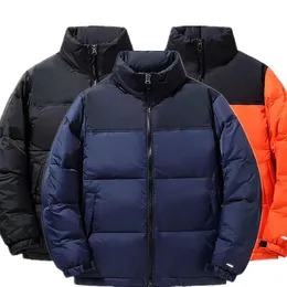 Projektanci Winter Mens Designer North Parka Jackets Men płaszcz parkas z długim rękawem zamek błyskawiczny grube pary płaszcza wiatrówki twarz nowa