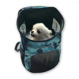 مقعد سيارة الكلب يغطي Dadugo Mesh Breatable Camouflage Backpack Fashion Pet Bag للكلاب الصغيرة والمتوسطة السفر