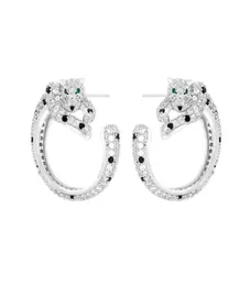Pantere S￩rie Brincho de Top Quality Stud Luxury Brand 18 K Gilded Studs para mulher Branddesign Novo Anivers￡rio de Diamante de Vendas GIF5816463