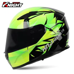 Capacetes de motocicleta Motocross Moto Helmet Dot Certificação Face Face Motorbike Touring Racing Double Lens Casco