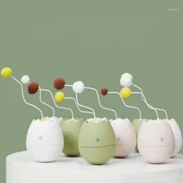 Cat Toys Eggshell Selbstheime Schwingballspielzeug lustiger Stick Interaktiv spielen automatisch mit
