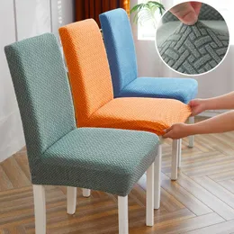 Chair Covers Jacquard Fabric Universal Size Cover Big Elastic Stretch Seat Case For Living Dining Room 34 Colors