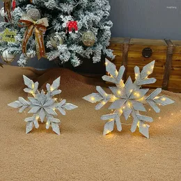 Dekoracje świąteczne drewniane lampa LED z nawiasem dekoracja drzewa śniegu dekoracion de Navidad para casa