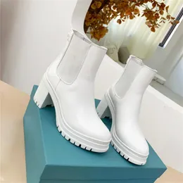 2023 Designer Paris Brushed Leather And Nylon Laced Fabric Boots Monolith Mini Bag Lug Sole Combat Women Ankle Australia Platform Heels Winter Sneakers With Box