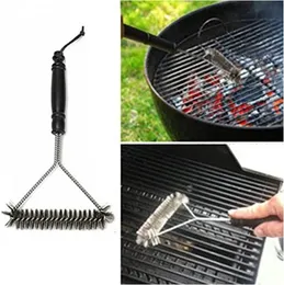 K￶kstillbeh￶r BBQ Grill Barbecue Kit Cleaning Brush Stainless Steel Cooking Tools Wire Brush