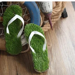 Slippers Gazon Slippers Voor Mannen Vrouwen 2023 Zomer Mode Simulatie Persoonlijkheid Gras Paar Modellen Outdoor Strand Shoes1