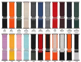 For Mens Apple Watch Band 45mm 38mm 44mm Braided Watchband Orange Smart Watches Strap 42mm iwatch Bands Series 8 49mm Straps With 4363811