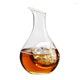 Wine Glasses Japanese Cold Sake Glass Decanter Bottle 300ml/385ml Clear Liquor For Birthday Housewarming Gift