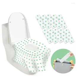 Toilet Seat Covers 10Pcs Large Size Disposable Paper Camping Loo Wc Bacteria-proof Cover For Travel/Camping Bathroom