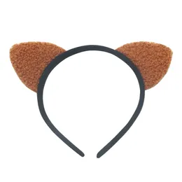 Halloween Animal Baby Girl Hair Clips Band Koreanische Ins niedliche Pl￼sch -Katzen -Ohrband -Face -Wash -Band -Haarband Grotte