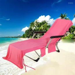 Fodere per sedia Lounge Asciugamano da spiaggia Quick Dry Long Portable Bagno Assorbente Microfibra Asciugatura Swim