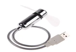 222 G ehigh جودة مصغرة مصباح LED مرنة دائمة قابلة للتعديل USB Gadget USB وقت مروحة الساعة ساعة سطح المكتب الأداة الباردة في الوقت الحقيقي D2563312
