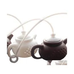 Caffè Utensili da tè Sile Tè Infusore Creatività Teiera Forma Filtro riutilizzabile Diffusore Home Maker Accessori da cucina Zc893 Goccia Deli Dhois