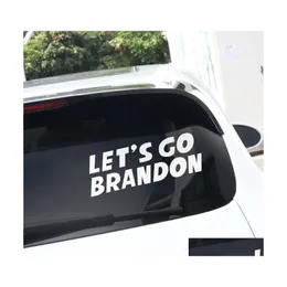 Party Favor 20X7CM Lets Go Brandon Sticker f￶r Car Trump Prank Biden PVC Stickers Drop Delivery Home Garden Festive Supplies Event DHWXE