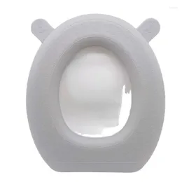 Toalettstol täcker engångstillbehör dekorativa klistermärken badrumsmaterial förtjockar wc uppsättning av enstaka matta vinterprodukter