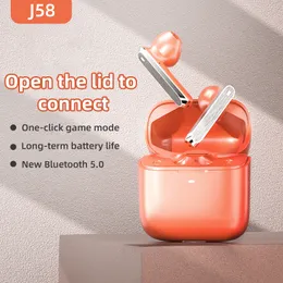 J58 TWS Kopfhörer Niedrige Latenz Gaming Headset BT 5,0 Noise Cancelling Drahtlose Ohrhörer Für Smartphone