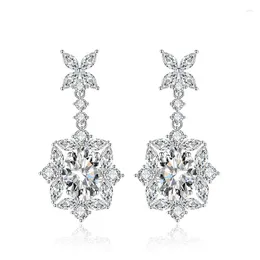 Stud Earrings AIYANISHI Women Earring Silver Needles Luxury Drop Eardrop Exquisite Dangle For Fine Jewelry