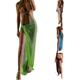 SAIRS MULHERM BIKINI COBERTURA DE VERÃO TENHO CASUAL CASUL SOLIL SOLID FISHNET CUTOD CUTO DE AUTO TIE ARITO AUTO SARONG SAIL