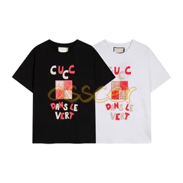 Mens Short Sleeve T Shirt Womens High Fashion Jump Letter Print Tees Men Woman Round Neck T Shirts Size XS-L