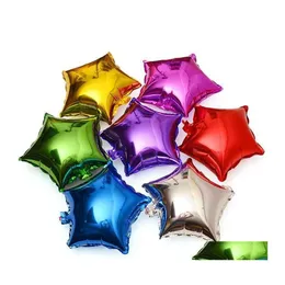 Party Decoration 18 Inch Star Aluminum Film Balloon Wedding Colorfl Inflatable Foil Drop Delivery Home Garden Festive Supplies Event Dhapn