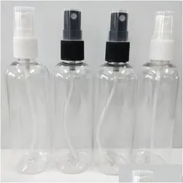 Parfüm şişesi 50ml Pet Boş Plastik Sis Sprey Şişeler Kozmetik Botella Rellenable Seyahat Alt Dağıtıcı Pompa Doldurulabilir Kozm DHJMV