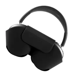 AirPods için Max Bluetooth 5.1 Kulaklık Gürültü Azaltma Kulaklığı Spor Koruyucu Kapak Kulaklığı Şok geçirmez Anti-Drop PU Kapak Apple kablosuz şarj çantası