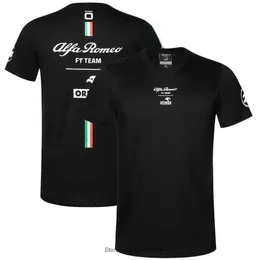 Den nya 2022 Formel One T-skjortor racing kostym fritids kort ärm t-shirt alfa suber f1 racing special edition monza t-shirts