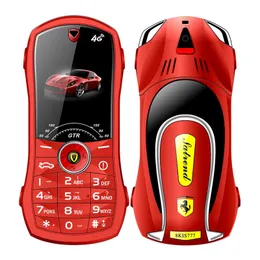 Mini samochód kształt dzieci Telefon komórkowy odblokowany o niskiej cenie metalowa okładka Rugged Solid Support Dual SIM karty Fajne telefony komórkowe dla dzieci