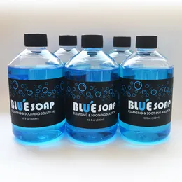 500 ml Tattoo-blaue Seife, grüne Seife, Nachpflege, Reinigungswasser für Tattoo-Reinigung, beruhigende Lösung, saubere Haut, Linderung von Tattoo-Zubehör