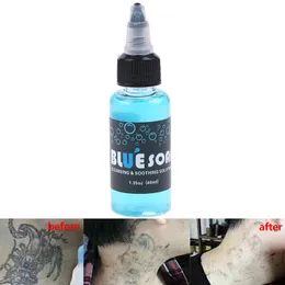40ml Tattoo Cleaning Liquid Soap Quality Blue Soap Tattoo Cleansing Soothing Solution Skin Clean Tattoo Tools Accessories