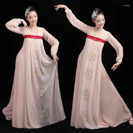 Stage Wear 2023 Women's Chinese Folk Dance Classical Hanfu Kläderdräkt traditionell orientalisk klänning