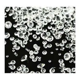 Party Decoration 4000st/Pack Confetti Wedding Decor Acrylic Crystals Supplies Celebration 2.57.5mm Tiny Diamond Table Scatter Drop Dhrym