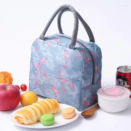 Storage Bags Portable Cooler Bag Lunch Termal Food Door Handbag For Women Convenient Box Tote