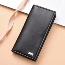 Wallets Men's Wallet Fashion Long PU Leather Large-Capacity Mobile Phone Bag Card Holder Coin Purse Cartera Hombre Men