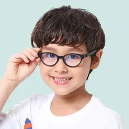 Sunglasses Ggovo Children's Anti-Blue Optical Glasses Boy's Computer Game Goggles Kids' Flat Lens Eyeglasses Youth Myopia Silicone Frames