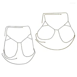 Gürtel BraChain Bikinis Brustkette Halskette Halterung