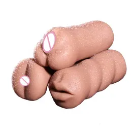 Sexspielzeug Massagegerät 4D Spielzeug für Männer Realistischer Deep Throat Männlicher Masturbator Familie Mund Anal Erotik Oral Flugzeug Cup Shop