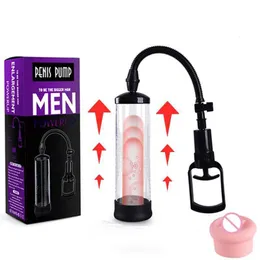 Massager per adulti Pompa del pene aspirapolvere per ingrandimento Miglioramento maschile Erezione Masturbatore Masturbatore Sex Toys per adulti