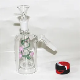 Hookahs 5.5 Inch Glass Ash Catcher Drop Down Adapter 14mm Male to Female Thick Pyrex Reclaim Ashcatcher for Water Bongs With Glass Bowl Quartz Banger